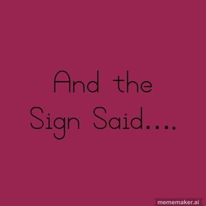 Cute signs/plaques